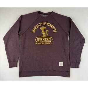 Minnesota Gophers Retro Brand Crewneck Sweatshirt Size Medium